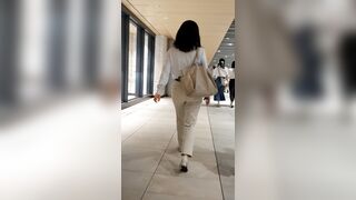 Tバック透けは極上の興奮_赤外線スケスケ012(透視_透けパンツ_ピタパン_パンティーライン_Pライン_女子大生_OL), ○ッキーデザインの下着が丸透けキ voyeur jp 1 (2)