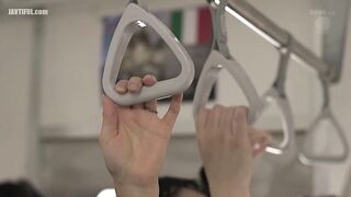 JUX-910 Married Woman Teacher Molested on the Train - Public Shame that Awakens a Woman's Instincts - Eri Tokushima Censored