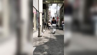 Tバック透けは極上の興奮_赤外線スケスケ012(透視_透けパンツ_ピタパン_パンティーライン_Pライン_女子大生_OL), ○ッキーデザインの下着が丸透けキ voyeur jp 1 (9)