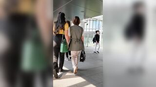 Tバック透けは極上の興奮_赤外線スケスケ012(透視_透けパンツ_ピタパン_パンティーライン_Pライン_女子大生_OL), ○ッキーデザインの下着が丸透けキ voyeur jp 2 (2)