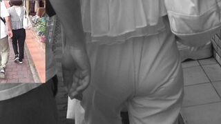 Tバック透けは極上の興奮_赤外線スケスケ012(透視_透けパンツ_ピタパン_パンティーライン_Pライン_女子大生_OL), ○ッキーデザインの下着が丸透けキ voyeur jp 3 (1)