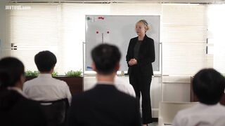 START-525 The training at the company I joined as a new graduate was tough, so I went to a pink salon to take a breather, and I encountered a really s... Censored