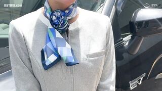 STSK-210 Luxury car dealership, beautiful dealer, raw pantyhose hunting, sleeping in the trunk of the test drive car 3 Censored