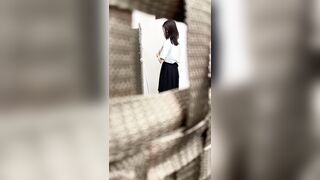 （店長流出）JKリフレ店、控室覗き01, 制服JK【保健室盗撮】身体測定NO.08 別アングル, 【隠し撮り】現役イベコン美少女のコスプレ着替えを voyeur jp 3 (1)