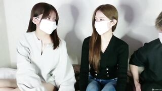 【3-11・2部配信】ルックス抜群の美女2人と濃密に絡み合う3P性交 jav jvip 1 (2)