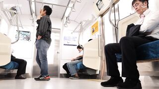 VAGU-291 Creampie Molester Train - A Beautiful Wife Addicted to Fear and Pleasure - Hoshino Nene Censored