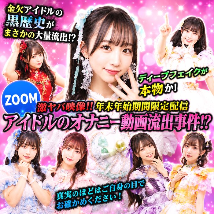 【緊急公開】某アイドル・Zoom流出騒動の真相。精巧なAIか、それとも…？